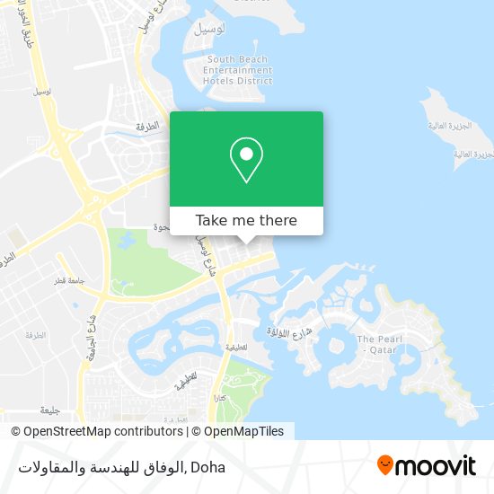 الوفاق للهندسة والمقاولات map