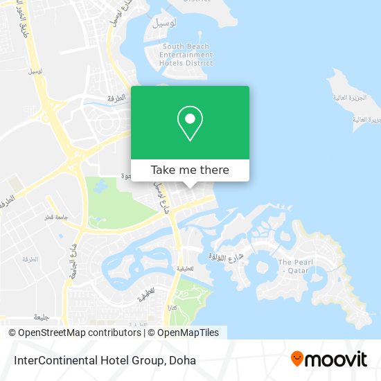 InterContinental Hotel Group map