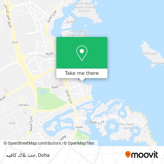جت بلاك كافيه map