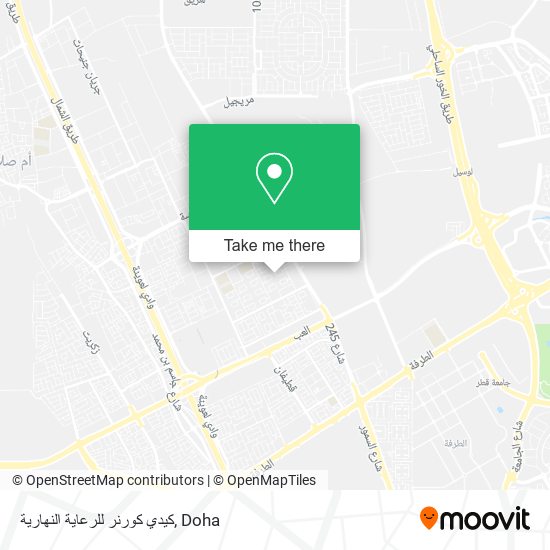 كيدي كورنر للرعاية النهارية map