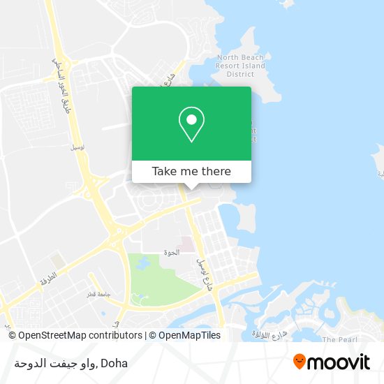 واو جيفت الدوحة map