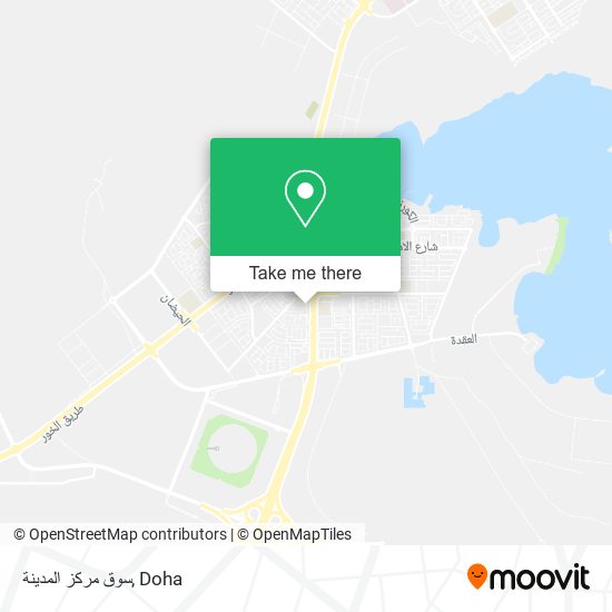 سوق مركز المدينة map