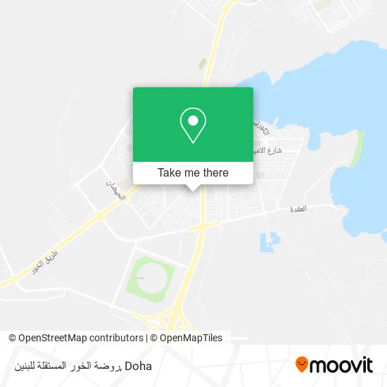 روضة الخور المستقلة للبنين map
