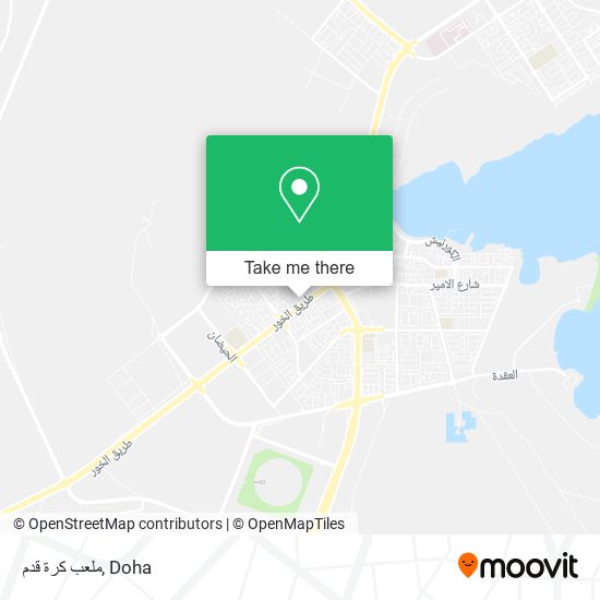 ملعب كرة قدم map