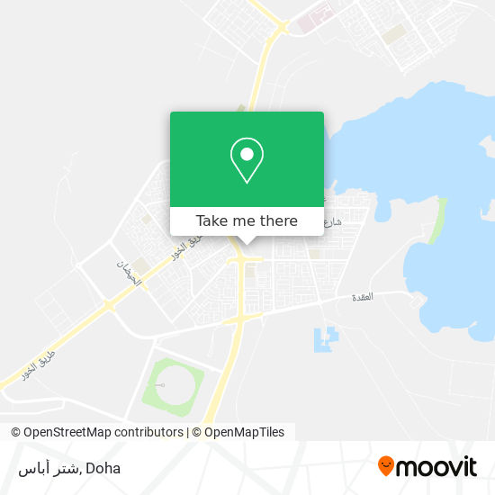 شتر أباس map