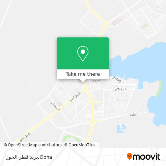 بريد قطر-الخور map