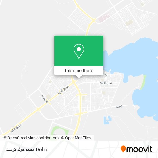 مطعم جولد كوست map