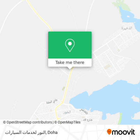 النور لخدمات السيارات map