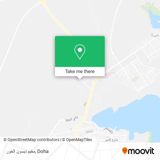 مخيم ديسون الخور map