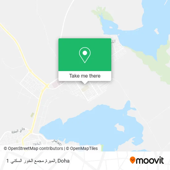 الميرة, مجمع الخور السكني 1 map