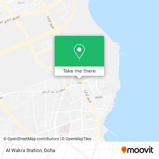 Al Wakra Station map