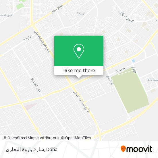 شارع باروة التجاري map