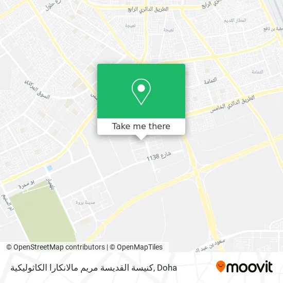 كنيسة القديسة مريم مالانكارا الكاثوليكية map