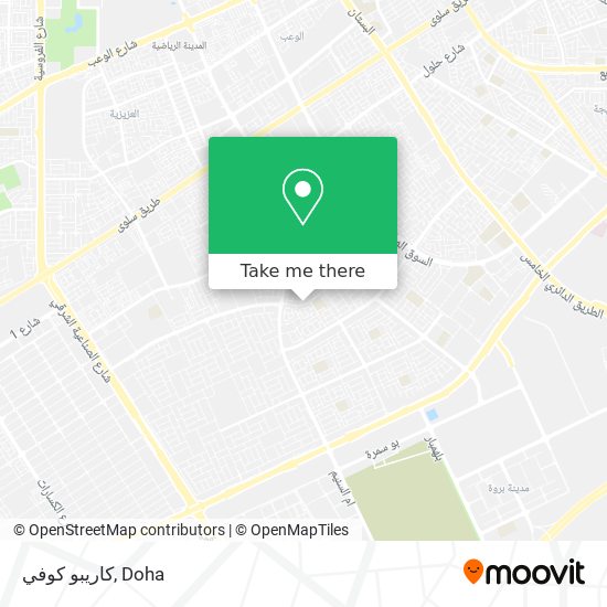 كاريبو كوفي map