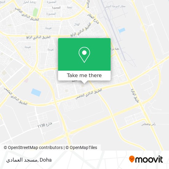 مسجد العمادي map