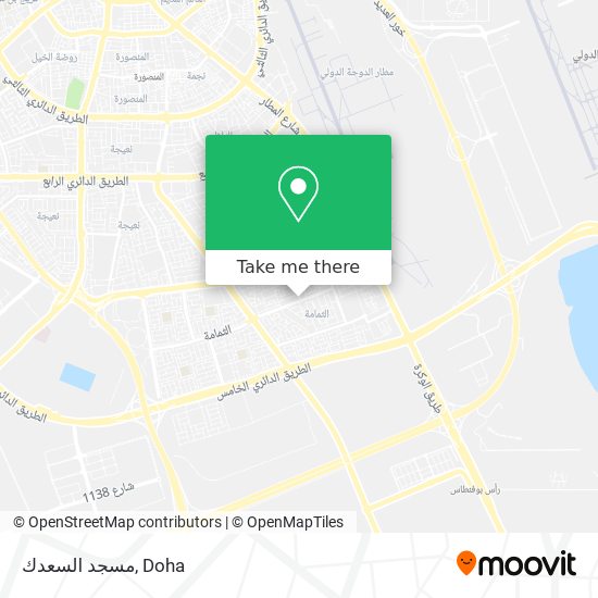 مسجد السعدك map