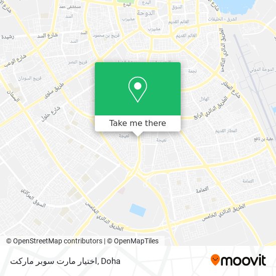 اختيار مارت سوبر ماركت map