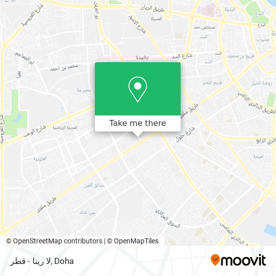 لا رينا - قطر map