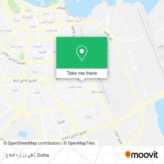 أعلى وزارة الدفاع map