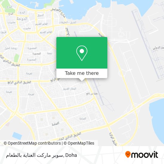 سوبر ماركت العناية بالطعام map