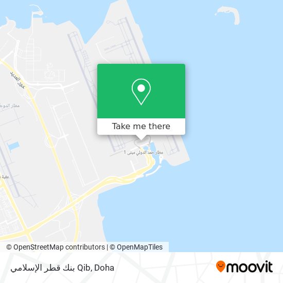 بنك قطر الإسلامي Qib map