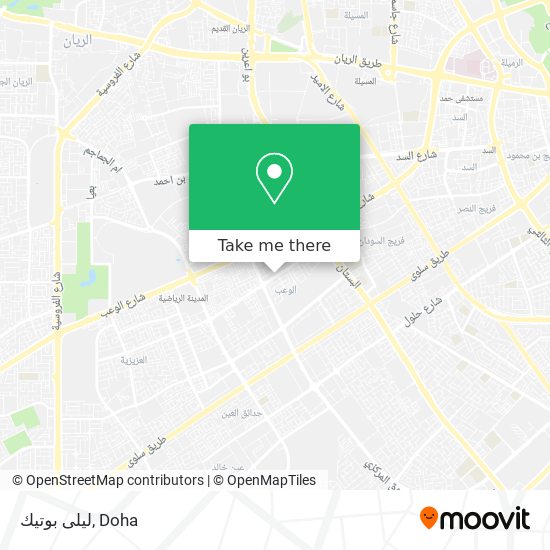 ليلى بوتيك map