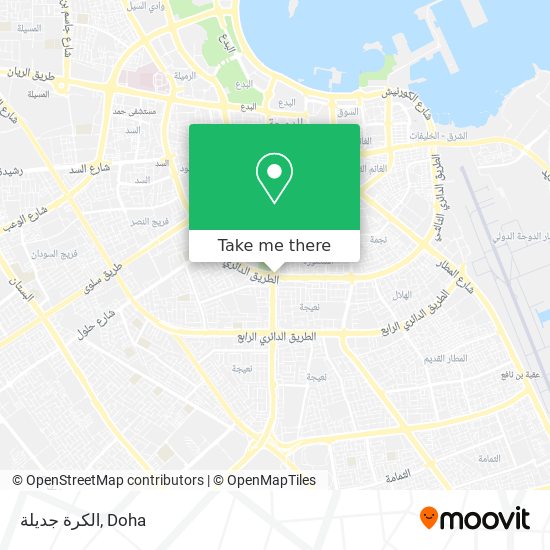 الكرة جديلة map