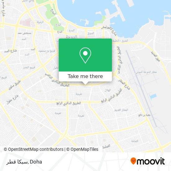 سيكا قطر map