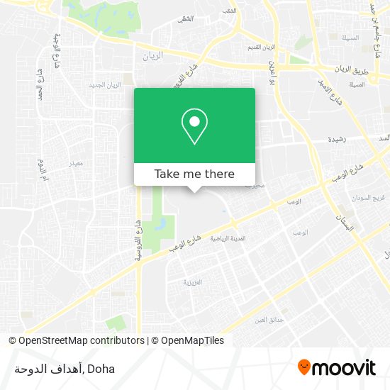 أهداف الدوحة map