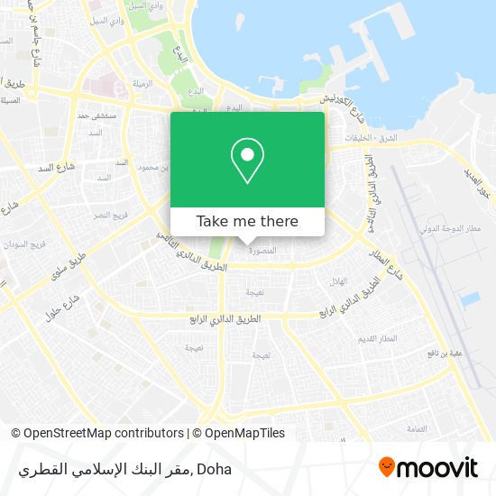 مقر البنك الإسلامي القطري map