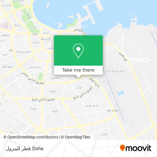قطر للبترول map