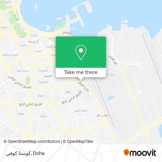 كوستا كوفي map