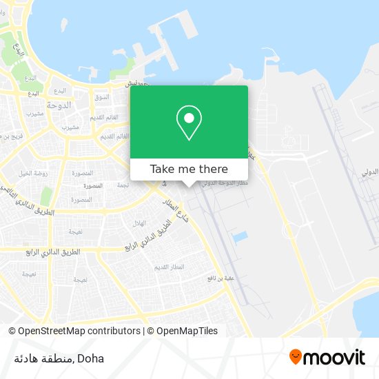 منطقة هادئة map