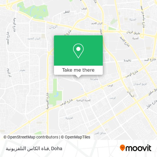 قناة الكاس التلفزيونية map