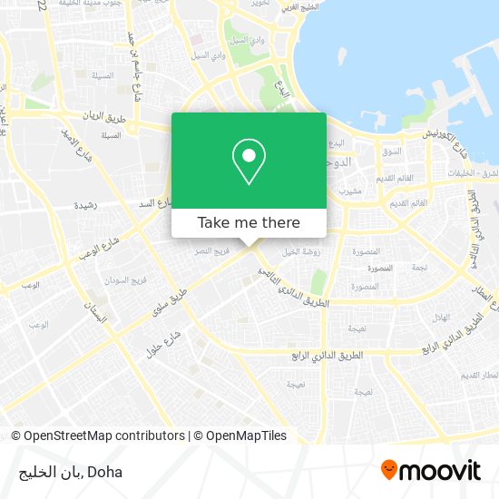 بان الخليج map