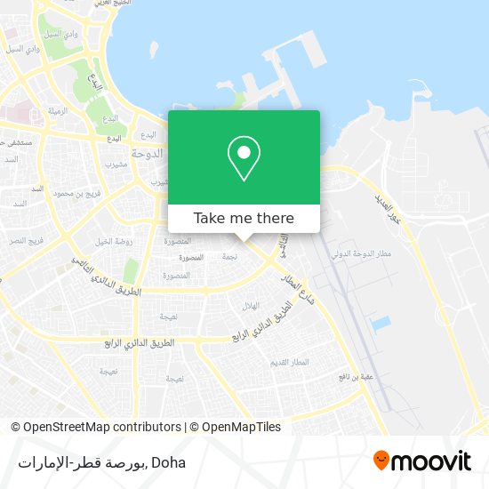 بورصة قطر-الإمارات map