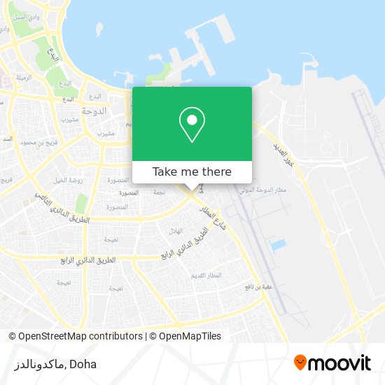 ماكدونالدز map