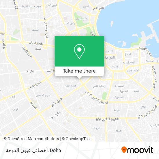 أخصائي عيون الدوحة map