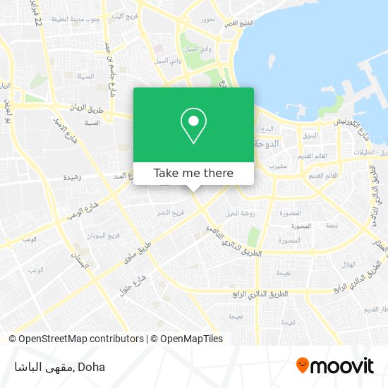 مقهى الباشا map