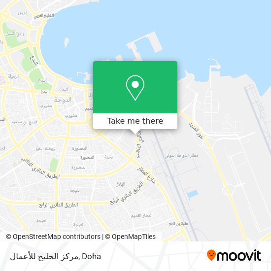 مركز الخليج للأعمال map