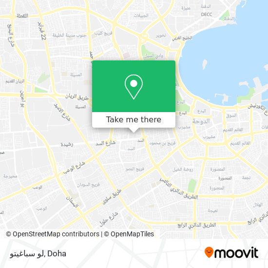 لو سباغيتو map