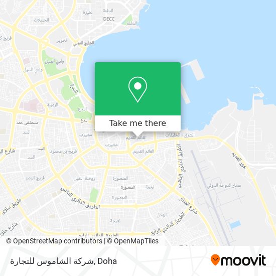 شركة الشاموس للتجارة map