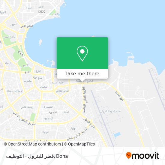 قطر للبترول - التوظيف map