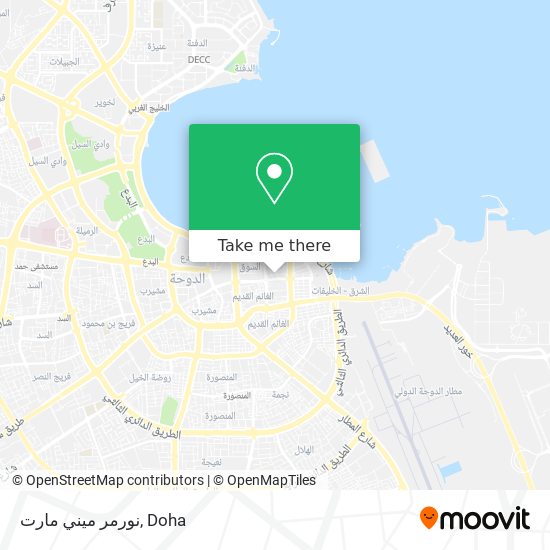 نورمر ميني مارت map