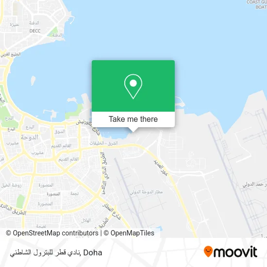 نادي قطر للبترول الشاطئي map