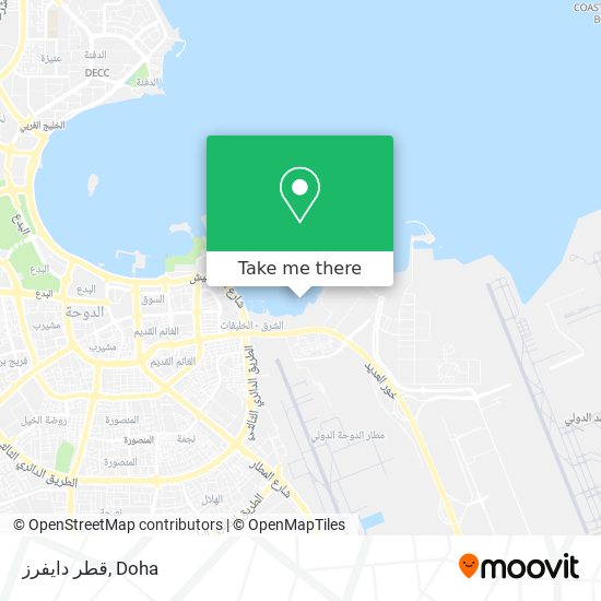 قطر دايفرز map