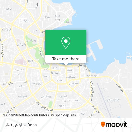 سليتش قطر map
