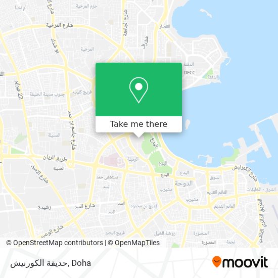 حديقة الكورنيش map