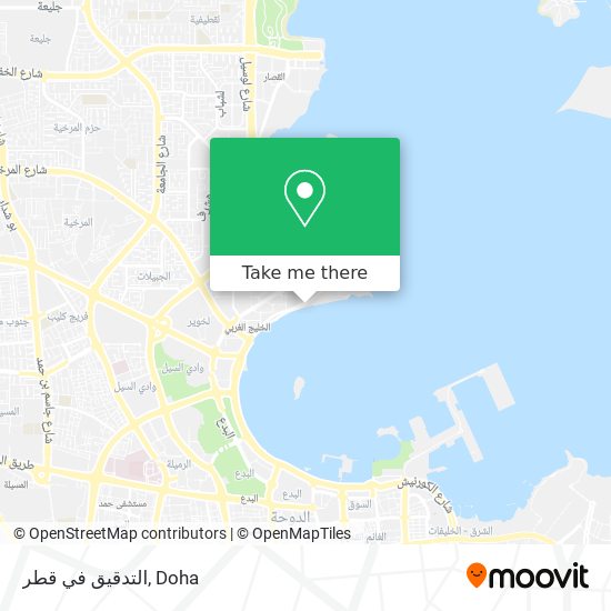 التدقيق في قطر map