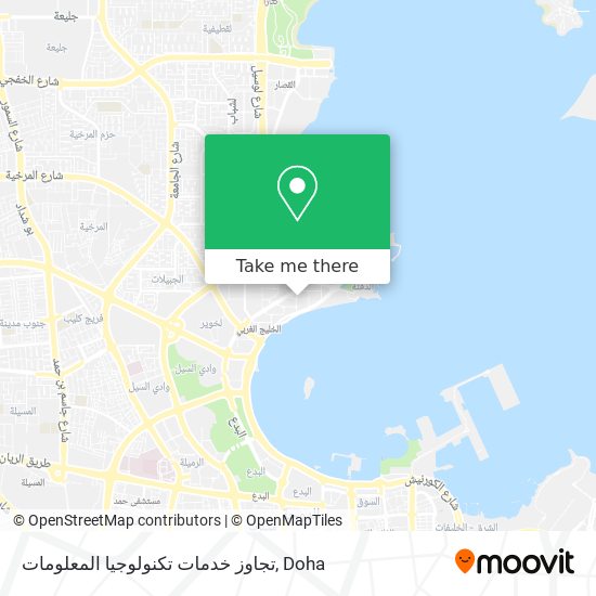 تجاوز خدمات تكنولوجيا المعلومات map